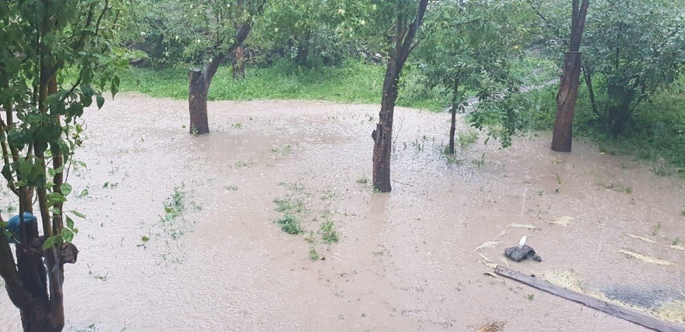 Sağanak Yağış Sele Neden Oldu