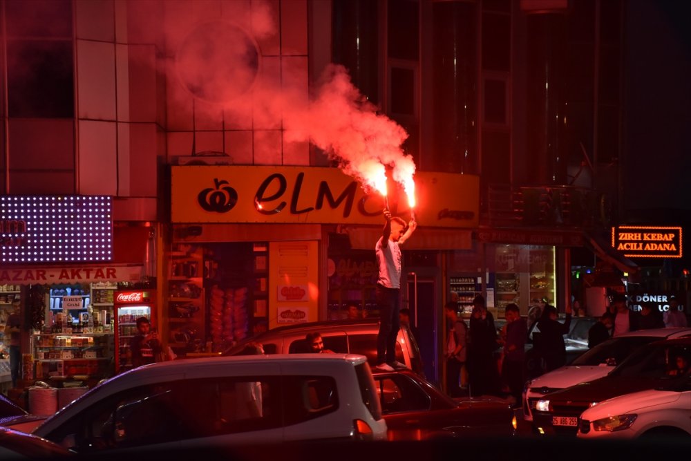 Erzurum'da Altay Galibiyeti Sevinci