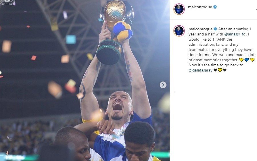 Maicon, Galatasaray’a Döndü
