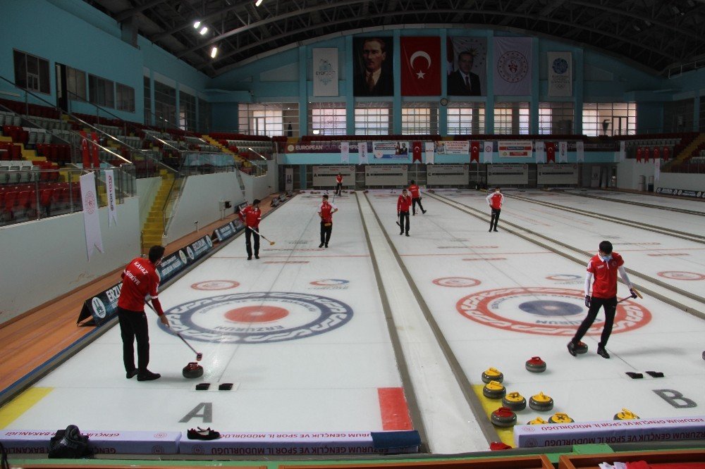 Curling Milli Takımı, Erzurum’da Kampa Girdi