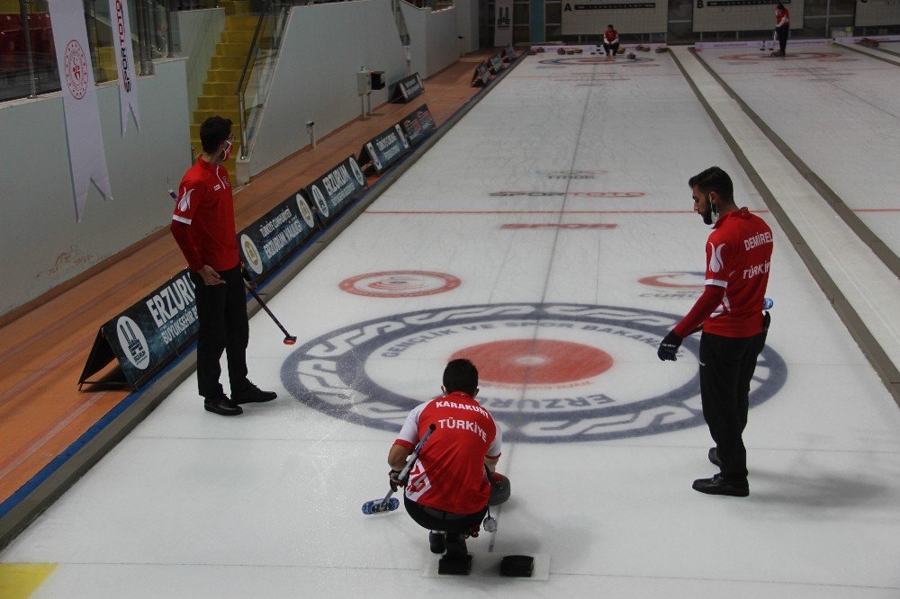 Curling Milli Takımı, Erzurum’da Kampa Girdi