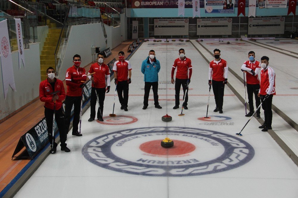 Curling Milli Takımı, Erzurum’da Kampa Girdi