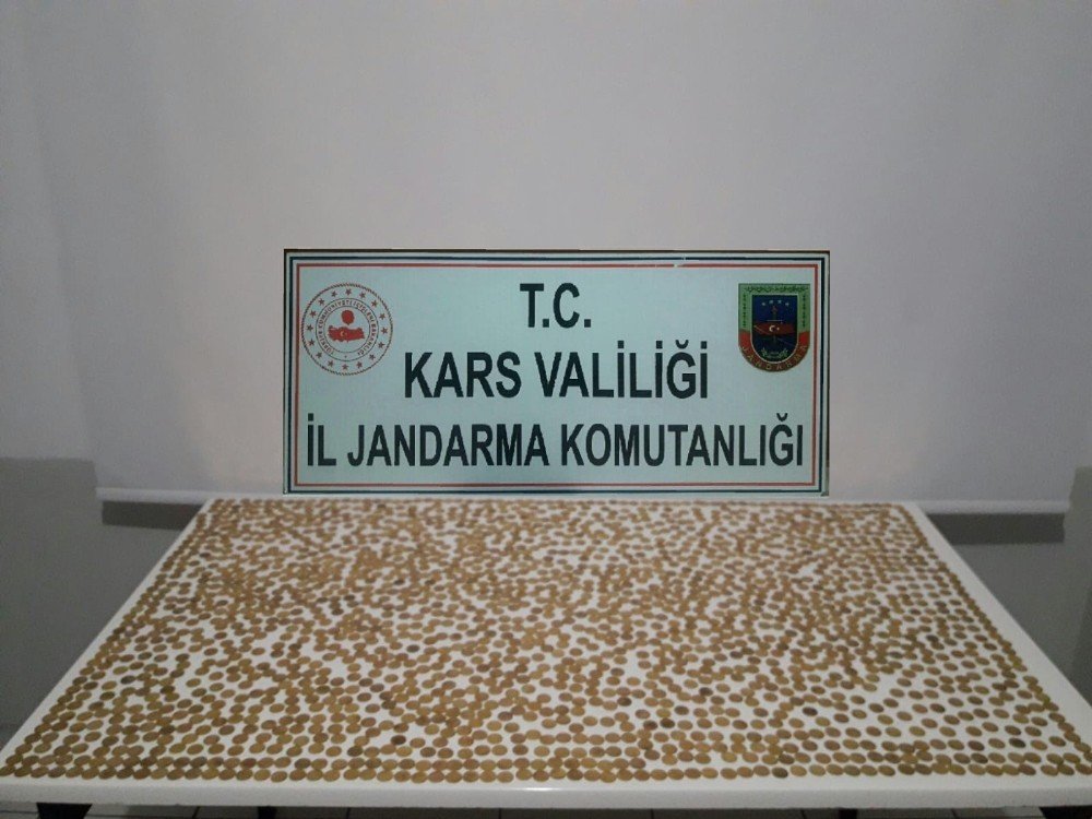 Kars’ta Bin 955 Sikke Ele Geçirildi