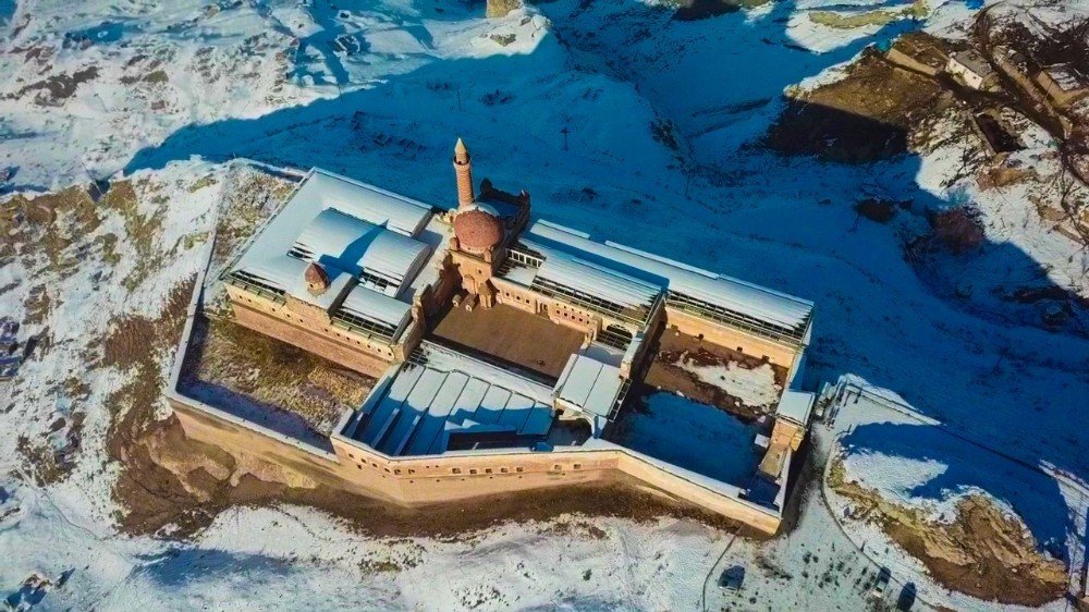 Tarihi ‘İshak Paşa Sarayı’ Havadan Görüntülendi