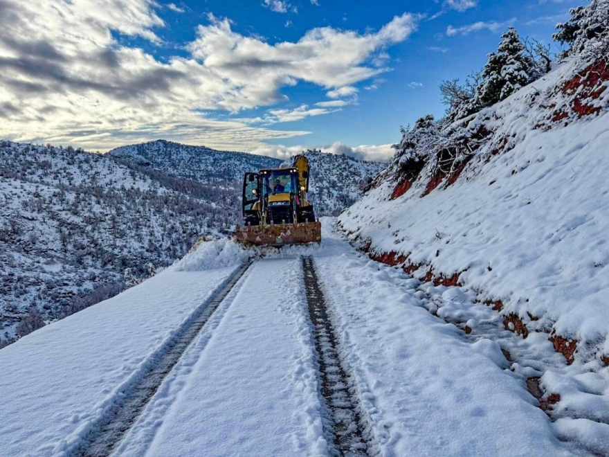Batman’da Kar Yağışı Ulaşımı Aksattı