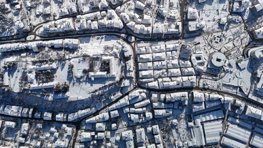 Bolu’da Kış Güzelliği Havadan Görüntülendi