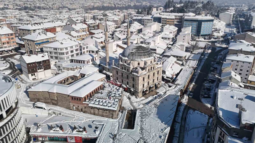 Bolu’da Kış Güzelliği Havadan Görüntülendi