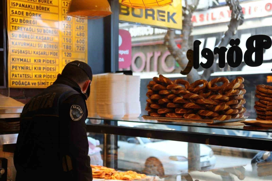 Elazığ’da Zabıta Ekiplerinden Yılbaşı Öncesi Denetim