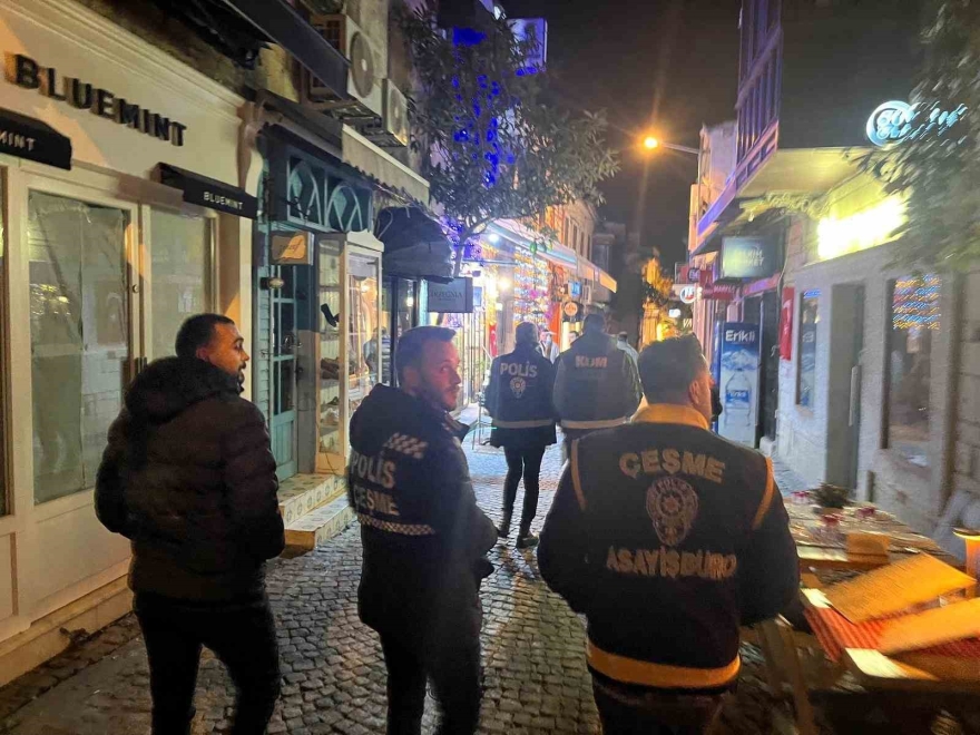 Çeşme’de Yılbaşı Öncesi ‘huzur’ Denetimi