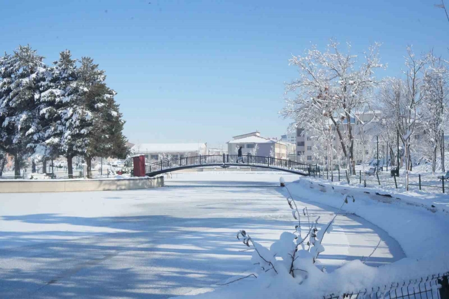 Muş’ta Eksi 28 Derece: Göletler Dondu, Çatılarda Buz Sarkıtları Oluştu