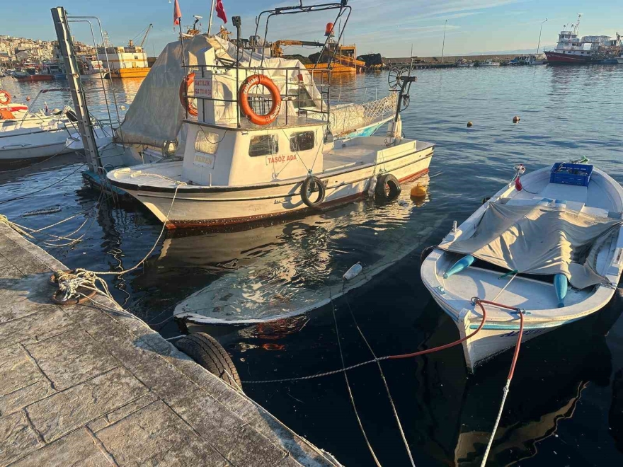 Sinop’ta Kayık Battı