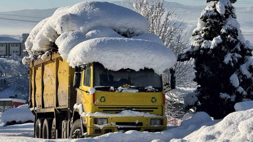 Kar Altında Masalsı Görüntüler Sunan Unesco Kenti Safranbolu Dron İle Görüntülendi