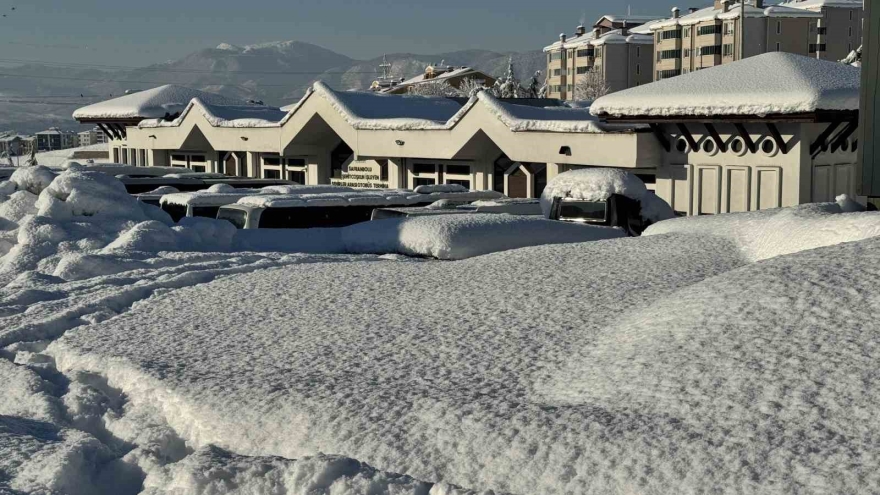Kar Altında Masalsı Görüntüler Sunan Unesco Kenti Safranbolu Dron İle Görüntülendi