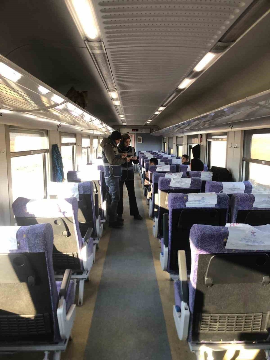 Yerköy’den Geçen Güney Ekspres Treninde Polis Denetimi