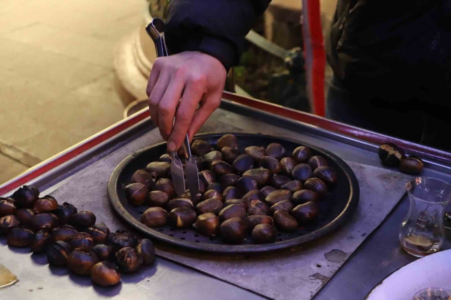 Eskişehir’de Eksi 7 Derecede Kestane Mesaisi