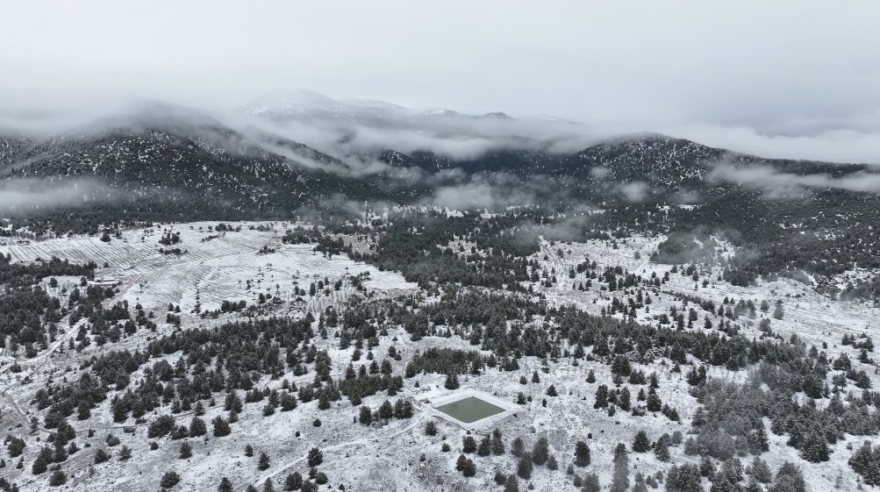 Seydikemer Yaylaları Beyaza Büründü