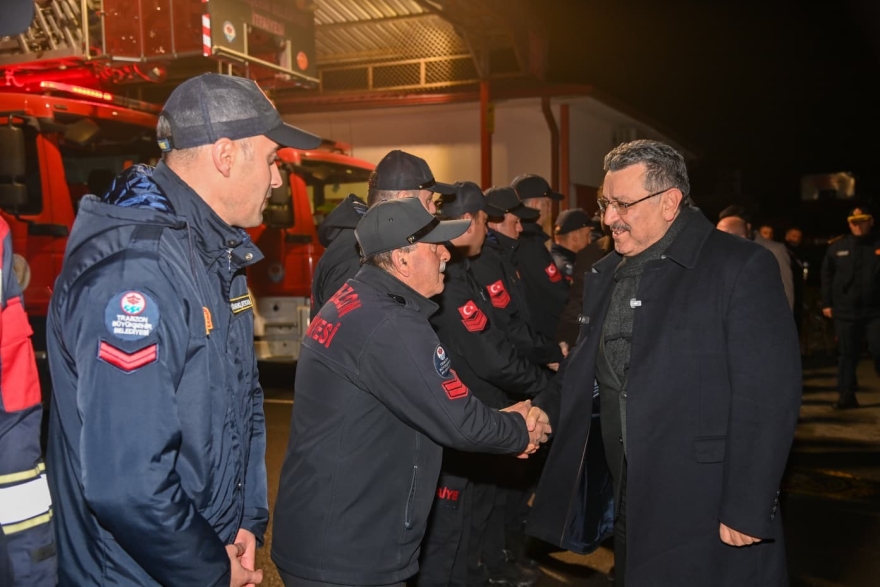 Başkan Genç’ten Yılbaşında Görev Yapan Personele Ziyaret