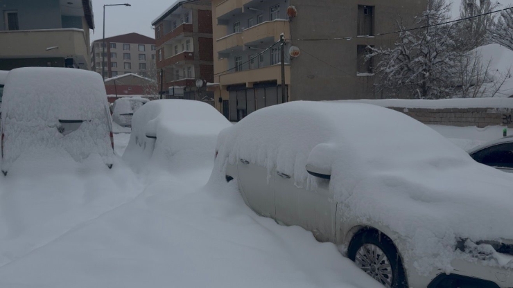 Patnos’ta Kar Hayatı Durdurdu