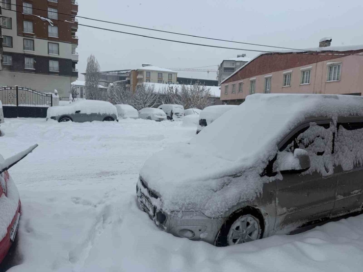 Patnos’ta Kar Hayatı Durdurdu