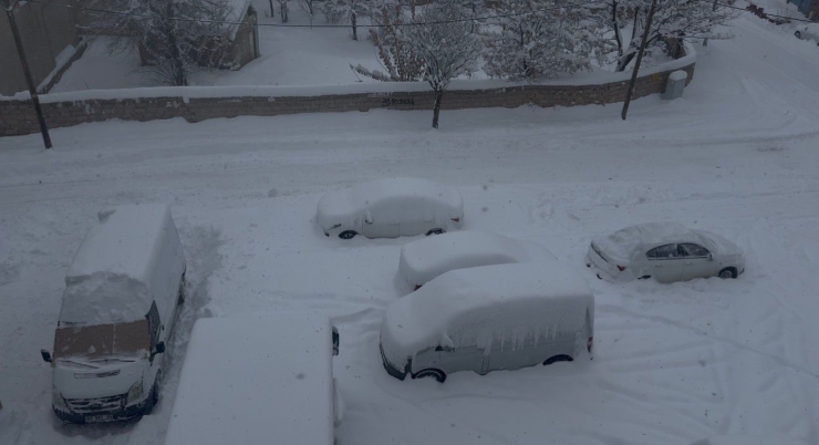 Patnos’ta Kar Hayatı Durdurdu