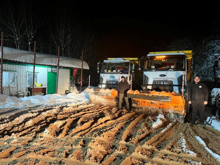 Kartepe’de Yeni Yıl Mesaisi