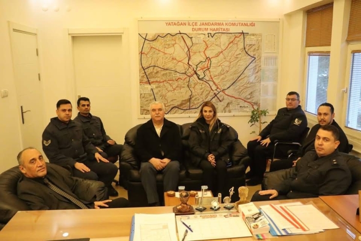 Kaymakam İ̇lhan Yeni Yılda Kolluk Kuvvetleri İle Bir Araya Geldi
