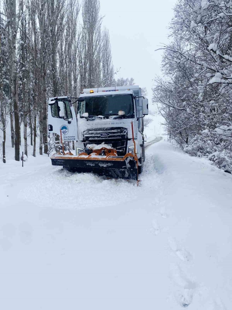 Kayseri’de 137 Mahalle Yolu Kapalı