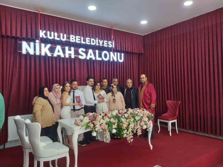 Kulu’da 2025 Yılında 485 Çift Dünya Evine Girdi