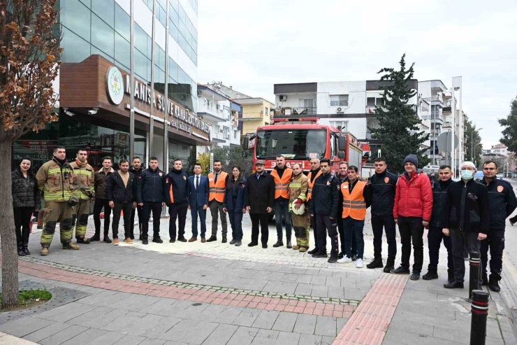 Maski̇’de Yangın Tatbikatı