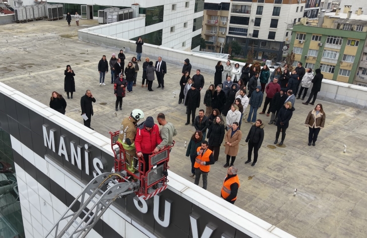 Maski̇’de Yangın Tatbikatı