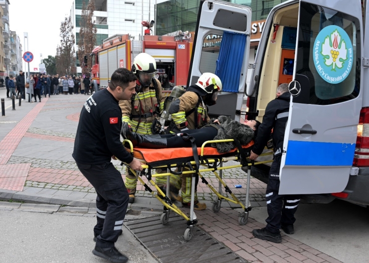 Maski̇’de Yangın Tatbikatı