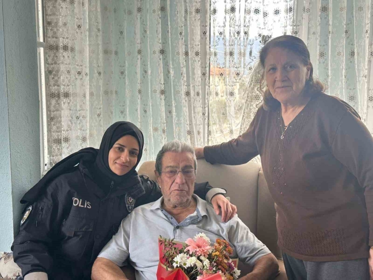 Muğla Emniyeti Şehit Ailelerini Yeni Yılda Yalnız Bırakmadı
