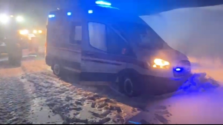 Sancısı Tutan Hamile Kadın İçin Ekipler Seferber Oldu