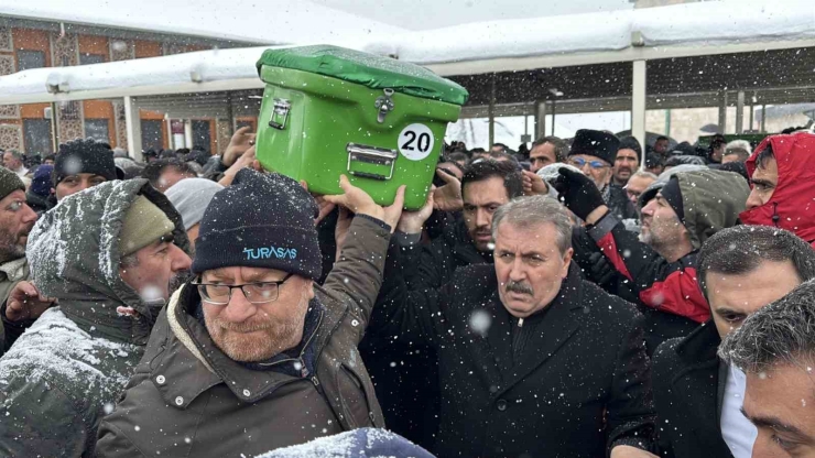 Bbp Sivas İ̇l Başkanı Ahmet Polat, Son Yolculuğuna Uğurlandı