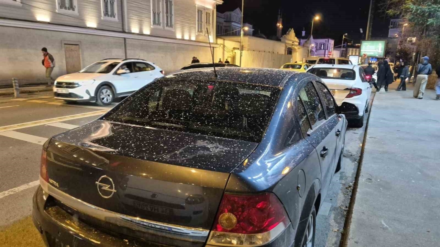 Yeni Yılda Ortaköy’de Kar Yağışı Başladı