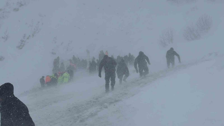 Artvin’de Çığ Bölgesinde Arama Çalışmalarına Ara Verildi