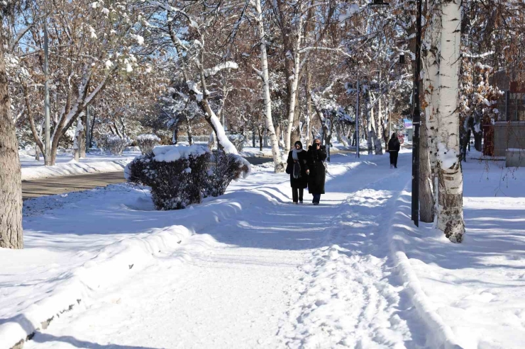 Atatürk Üniversitesi Kampüsünde Kar Temizleme Çalışmaları Aralıksız Sürüyor