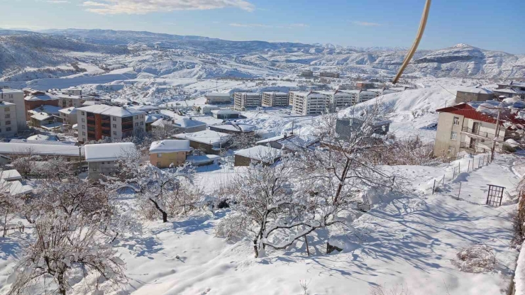 Kulp’ta Kar Çekildi, Dondurucu Soğuk Etkisini Artırdı