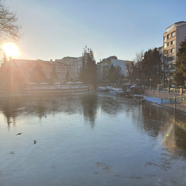 Porsuk’un Donduğunun Resmidir