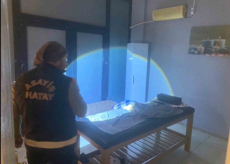 İ̇skenderun’da Spa Ve Masaj Salonları Denetlendi