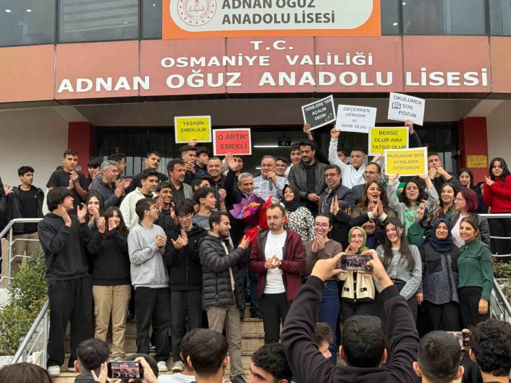 Osmaniye’de 40 Yıllık Meslek Hayatı Alkışlarla Taçlandı
