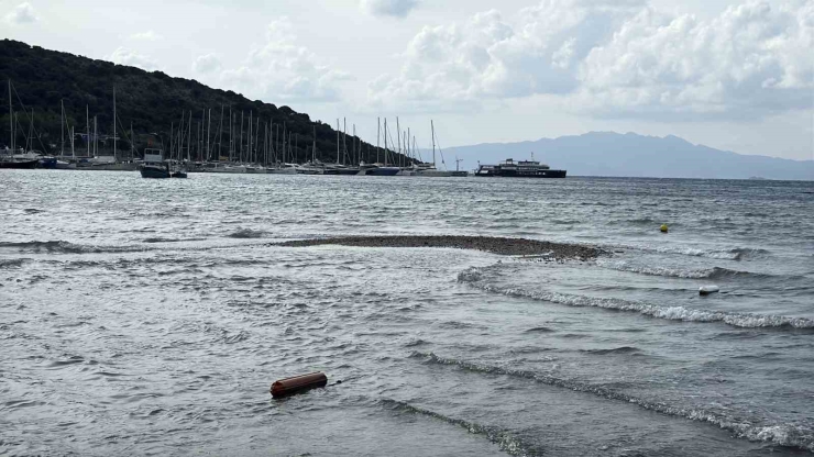 Bodrum’da Deniz Çekildi