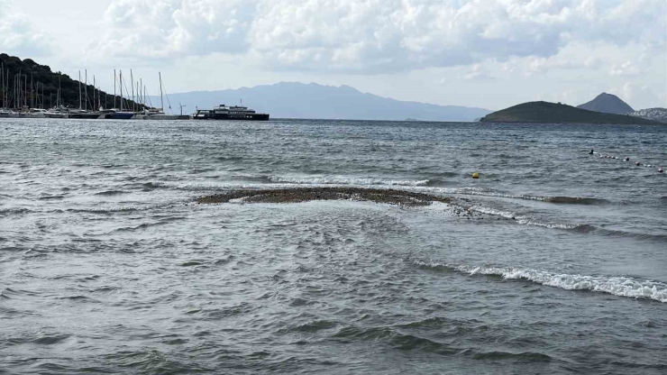 Bodrum’da Deniz Çekildi