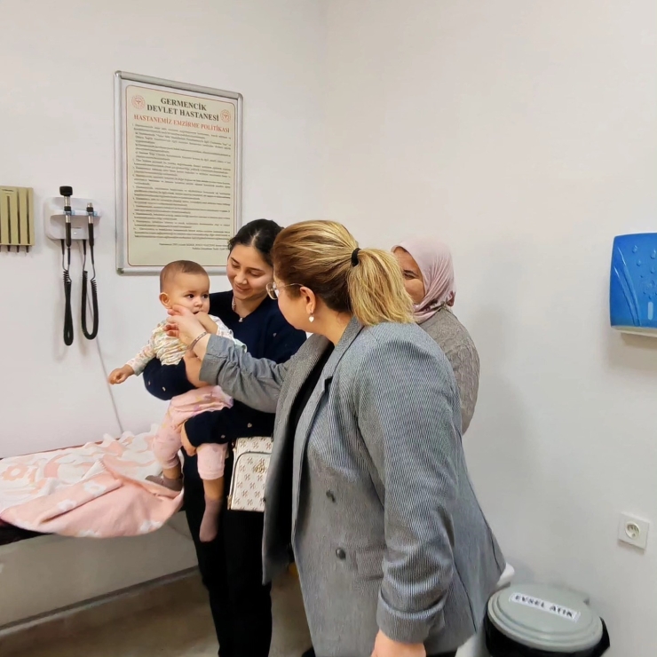 Kaymakam Doğru Germencik Devlet Hastanesi’ndeki Çalışmaları Değerlendirdi