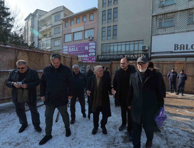 Suriçi Camikebir Kentsel Dönüşüm Projesi’ndeki Çalışmalar Yerinde İncelendi