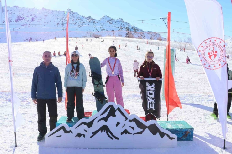 Snowboard İ̇l Birinciliği Müsabakaları Sona Erdi