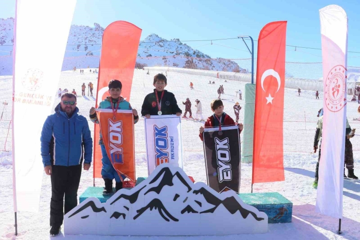 Snowboard İ̇l Birinciliği Müsabakaları Sona Erdi