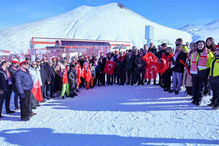 Sarıkamış Şehitleri Erciyes’te Anıldı