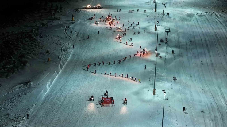 Sivas Yıldız Dağı’nda Kayak Sezonu Halaylarla Başladı