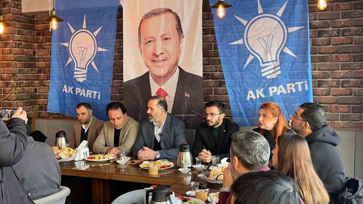 Ak Parti Ardahan İ̇l Başkanı Aydın, Basınla Buluştu